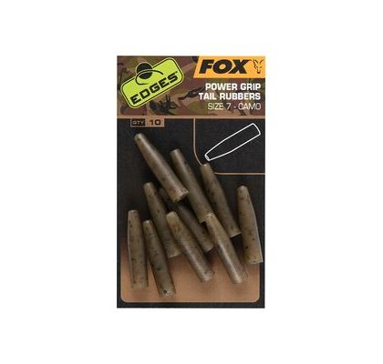 Fox Gumové převleky Edges Camo Powergrip tail rubbers vel.7