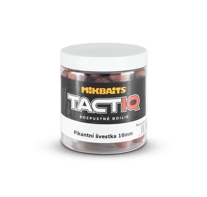 Mikbaits Rozpustné boilies TactiQ Pikantná slivka 250ml
