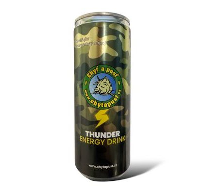 Chyť a pusť Energetický drink Thunder 250ml