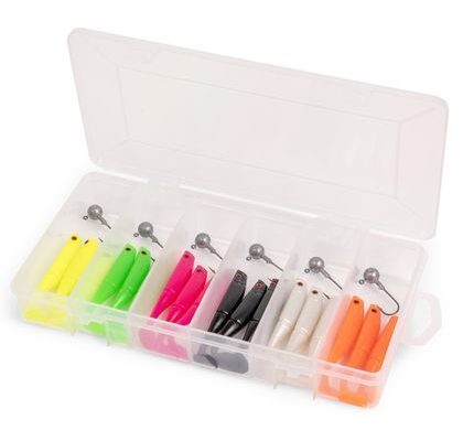 Zebco Set Gumových Nástrach Power Shad Jig Kit 7,5cm 5g