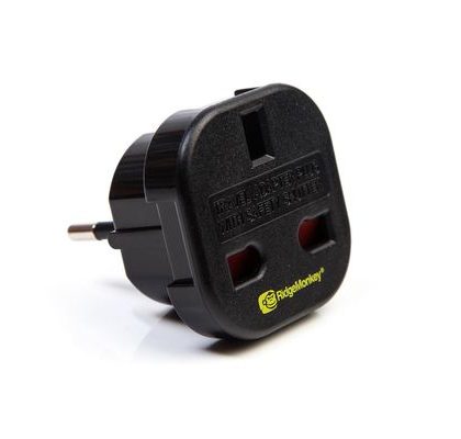 RidgeMonkey Adaptér k nabíječce Vault UK 3 Pin to EU 2 Pin Adaptor