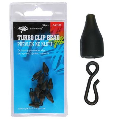 Giants fishing Rychlovýměnný klip s převlekem Turbo Beads 10ks