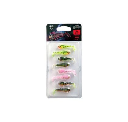 Fox Rage Gumová Nástraha Slick Shad Lemon Tiger