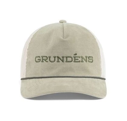 Grundéns Kšiltovka Cord Wordmark Trucker Light Olive O/S