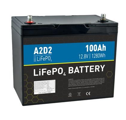 A2D2 Baterie LiFePO4 12,8V 100Ah M8