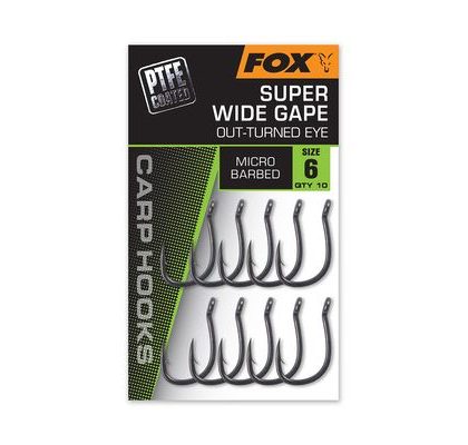 Fox Háčky Carp Hook Curve Medium 10ks