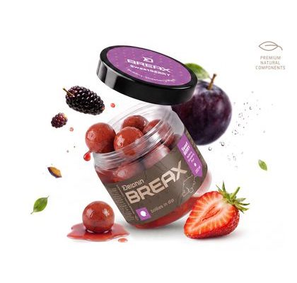 Delphin Boilies v dipe BreaX/SweetBERRY Moruša-Jahoda-Slivka 200ml
