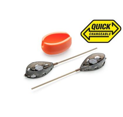 Mivardi Krmítka Method Feeder set QMR Flat L (30g + 40g + 50g + forma)