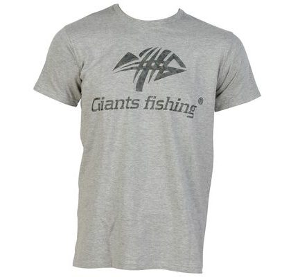 Giants Fishing Tričko pánské šedé Camo Logo