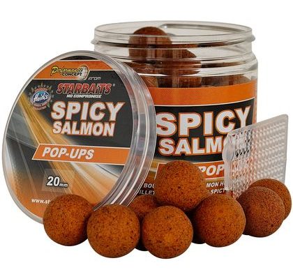 Starbaits Plávajúce boilies Pop Up Spicy Salmon 50g