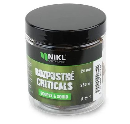 Nikl Rozpustné Criticals boilie Scopex & Squid 250ml