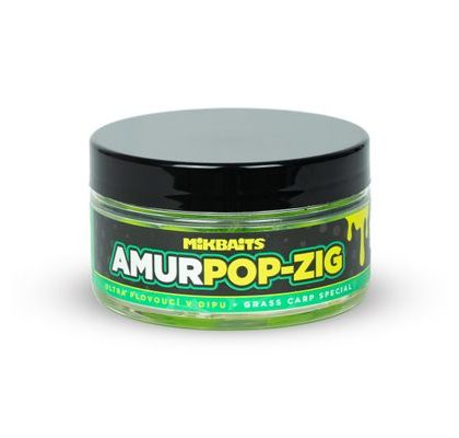 Mikbaits Zig Ultra plávajúce boilies v dipe Amur range 15mm