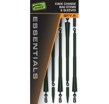 Fox Montáž Edges Essentials Kwik Change Bag Stems and Sleeves 5ks