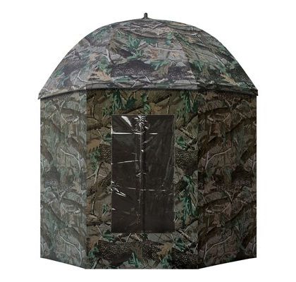 Suretti Deštník s bočnicí Full Cover Camo 2,5m