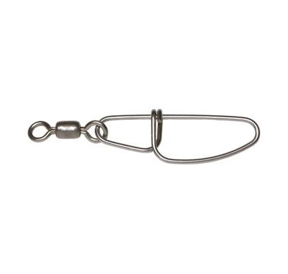 Zeck Karabína s obratlíkom Stainless Steel Swivel + Snap 114kg 3ks