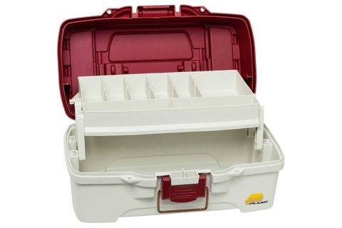 Plano Kufr Tray Tackle Box Red Metallic