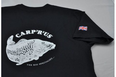 Carp ´R´ Us Triko logo Mouthsnagger černé