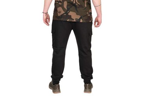 Fox Tepláky LW Black / Camo Combat Joggers