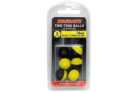 Starbaits Pěnová Nástraha Two Tones Balls 14mm 6ks