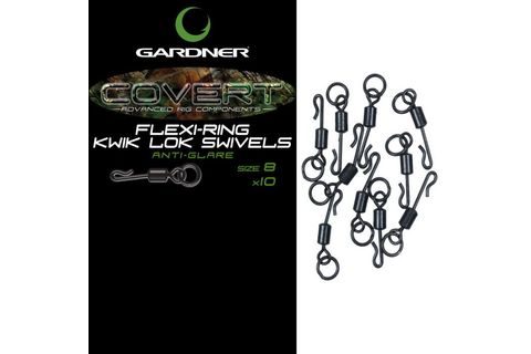 Gardner Obratlíky Covert Flexi Ring Kwik Lokvel 10ks