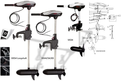 Rhino Elektromotor VX 54 Long Shaft