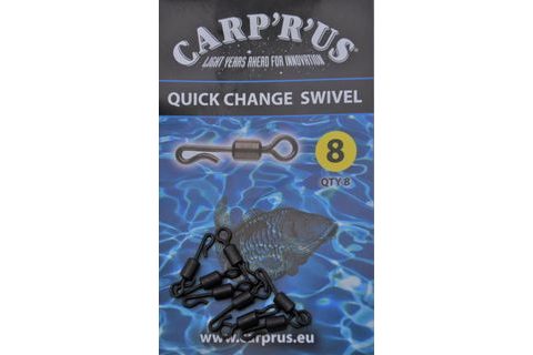 Carp ´R´ Us Obratlík Quick Change Swivel vel.8 8ks