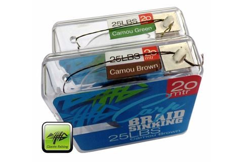 Giants Fishing Návazcová šňůrka Carp Braid Sinking 20m