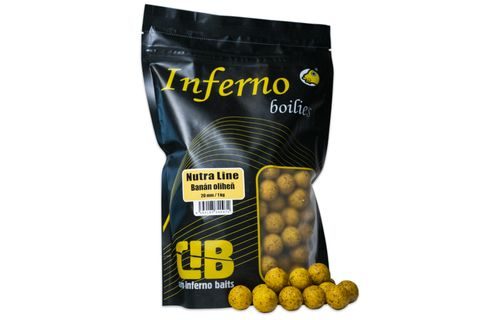 Carp Inferno Boilies Nutra Line Banán/Oliheň