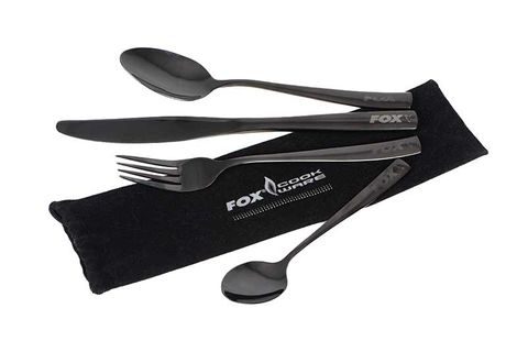 Fox Sada příborů Cookware Black Stainless Cutlery Set
