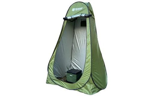 Holdcarp Set Skládací přenosná toaleta Portable Toi + Toilet & Shower Tent + Toilet Garbage Kit