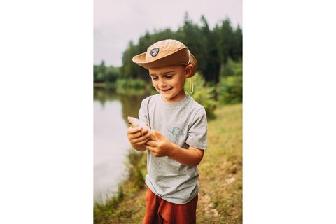 Giants fishing Tričko dětské šedé Kapřík