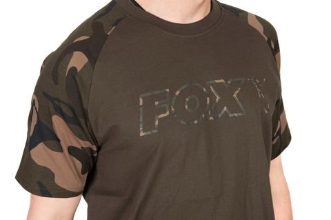 Fox Triko Khaki / Camo Outline T-Shirt