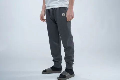 Nash Tepláky Make It Happen Badge Joggers Grey Marl