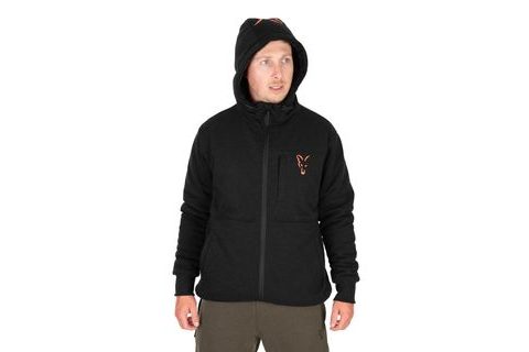 Fox Bunda Collection Sherpa Jacket Black & Orange