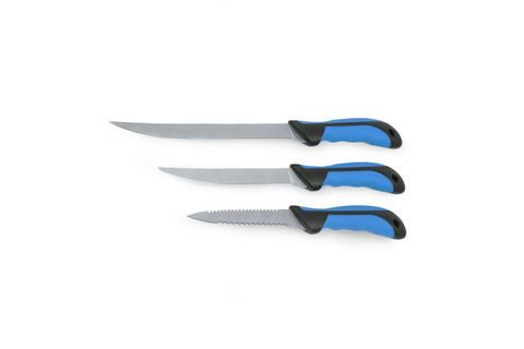 Zebco Sada Filetovacích Nožů + Nůžky Fish Filleting Knife Set