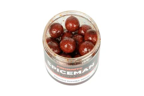 Mikbaits Boilie v dipu Spiceman 250ml