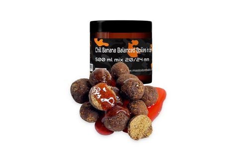 Mastodont Baits Boilies Balanced Boilies in dip mix 20/24mm 500ml