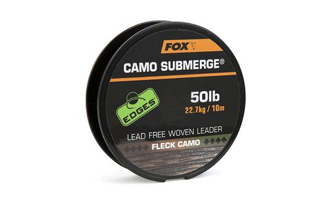 Fox Šňůra Edges Submerge Camo Leader Fleck Camo 10m