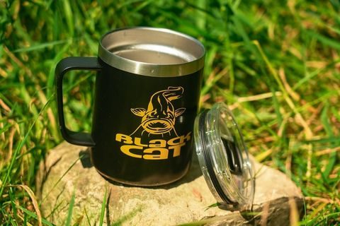 Black Cat Termohrnek Stainless Steel Thermal Mug 380ml