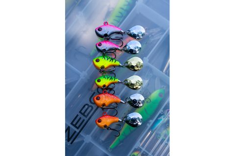 Zebco Tail Spinner Target Fish Spin Jig Set 3ks