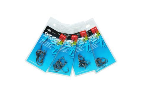 Giants Fishing Háček s očkem bez protihrotu Short Curve Shank 10ks