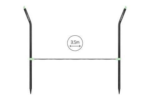 Delphin Distanční tyče RangeX Bend 2ks