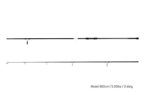 Delphin Prut Bomber 3.9m 5.00lbs 3díl
