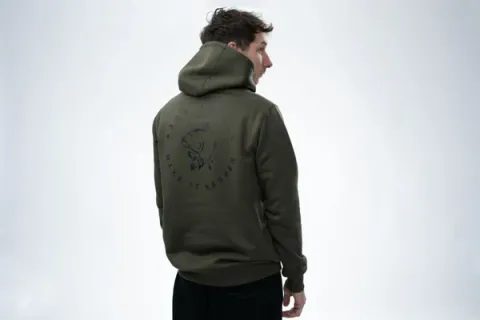Nash Mikina Make It Happen Carp Logo Hoody Green