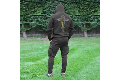Vass Mikina Carp Rising Hoodie Black
