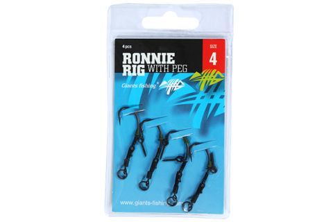 Giants Fishing Kaprový návazec Ronnie Rig with Peg 4ks