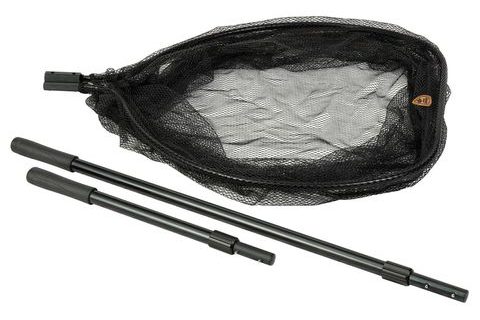 Giants fishing Podběrák Deluxe Landing Net Rubber Medium 70x60cm (2x rukojeť)