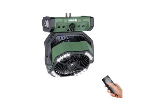 Holdcarp Větrák Rechargeable DoubleMotor WaterSpray Fan