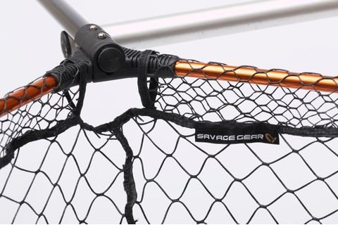 Savage Gear Podběrák Pro Tele Folding Net Rubber X-Large Mesh L