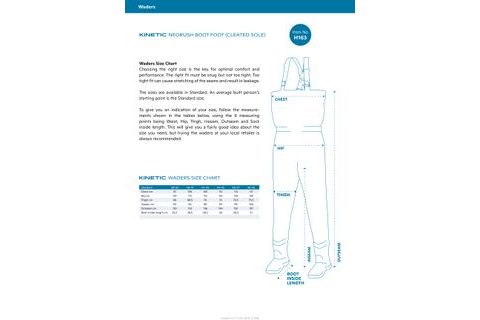 Kinetic Neoprenové prsačky NeoRush Bootfoot Camo